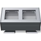 GIRA - GIR119226 2X CON SQUADR.FISSAGIO