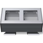 GIRA - GIR119226 2X CON SQUADR. FISSAG. PROFILO 55 ALLUMI