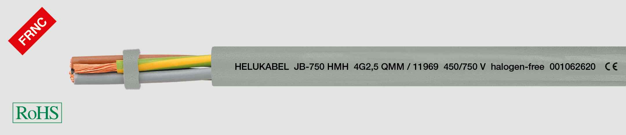 HELUKABEL ITALIA SRL - HLK11967 JB-750 HMH 5G1.5 QMM GREY
