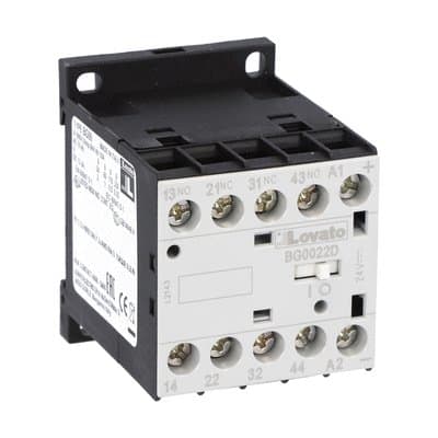 LOVATO - LOV11BG0022D012 CONTATTORE AUX 2NO+2NC 12VDC
