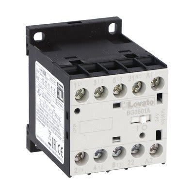 LOVATO - LOV11BG0601A12060 CONTATTORE 3P+1NC 6A AC3