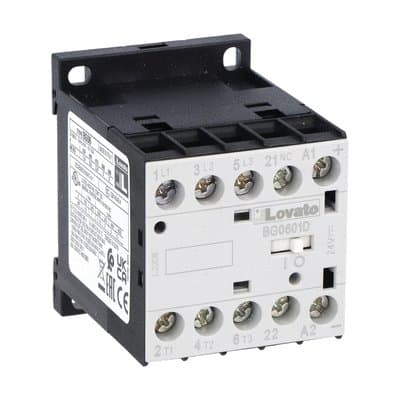 LOVATO - LOV11BG0601D220 CONTATTORE 3P+1NC 6A AC3
