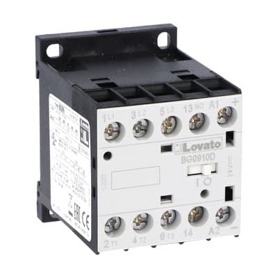 LOVATO - LOV11BG0910D125 CONTATTORE 3P+1NO 9A AC3