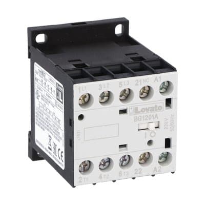 LOVATO - LOV11BG1201A02460 CONTATTORE 3P+1NC 12A AC3