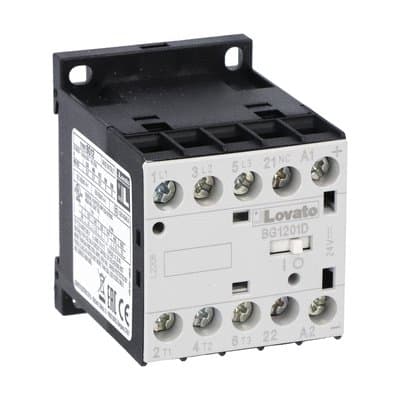 LOVATO - LOV11BG1201D110 CONTATTORE 3P+1NC 12A AC3