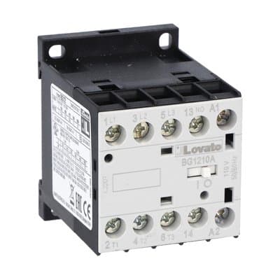 LOVATO - LOV11BG1210A57560 CONTATTORE 3P+1NO 12A AC3