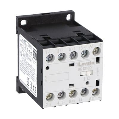 LOVATO - LOV11BG1210D125 CONTATTORE 3P+1NO 12A AC3