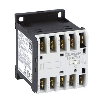 LOVATO - LOV11BGF09T4A12060 CONTATTORE 4P NO 20A AC1 ATT.FASTON