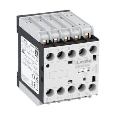 LOVATO - LOV11BGP0910A02460 CONTATTORE 3P+1NO 9A AC3 PIN RETRO
