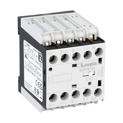 LOVATO - LOV11BGP09T4A12060 CONTATTORE 4P NO 20A AC1 ATT. PIN RETRO