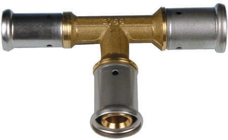 HENCO - CAPPELLOTTO - CPL11P262620 TEE OTTONE RIDOTTO CENTR. E LAT.26X26X20