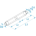 BM SPA - BMM70403 CONNETTORE ALLUMINIO 50 DIN