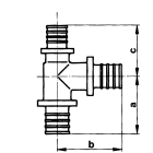 REHAU SPA - RE412005431001 RACC. TEE 17X2,0/16X1,5-10-17X2,0/16X1,5
