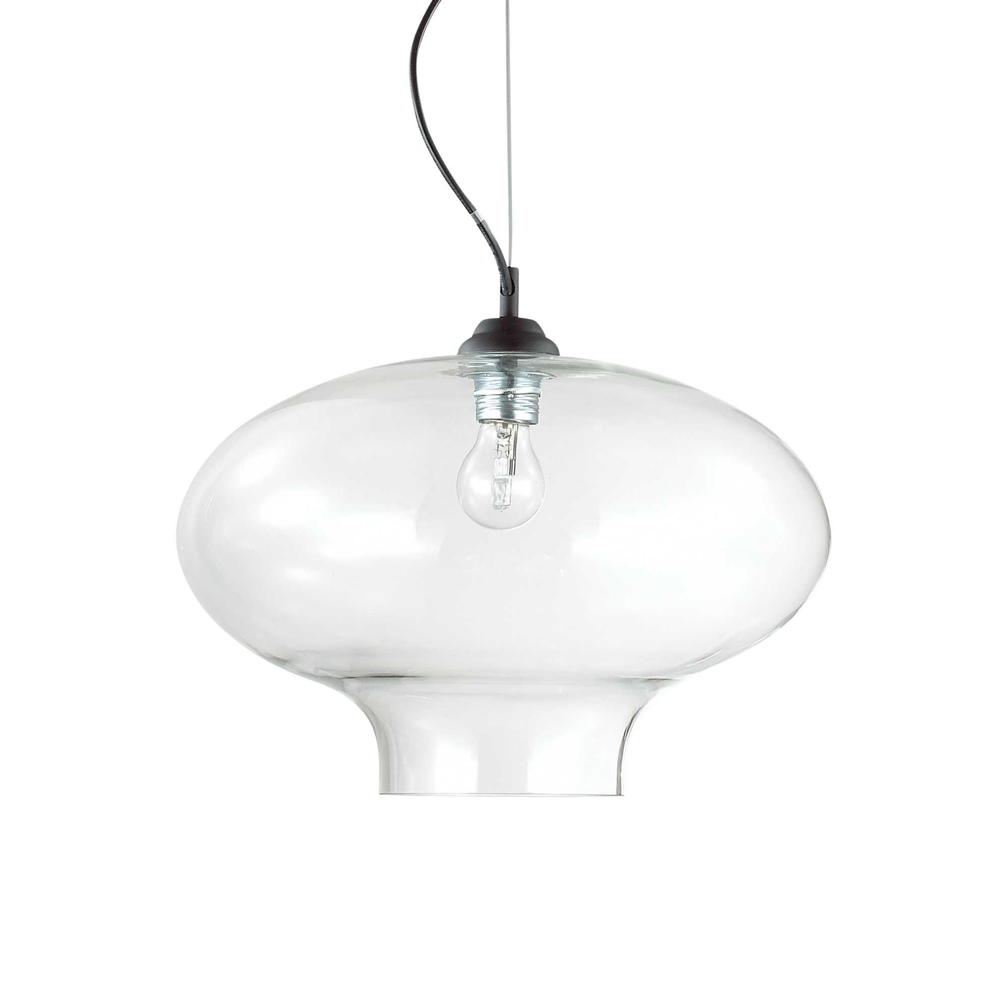 IDEAL LUX SRL - IUX120898 BISTRO SP1 ROUND TRASPARENTE