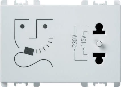 URMET SPA - UTD10521.B PRESA PER RASOI, 230V, 3MOD. B