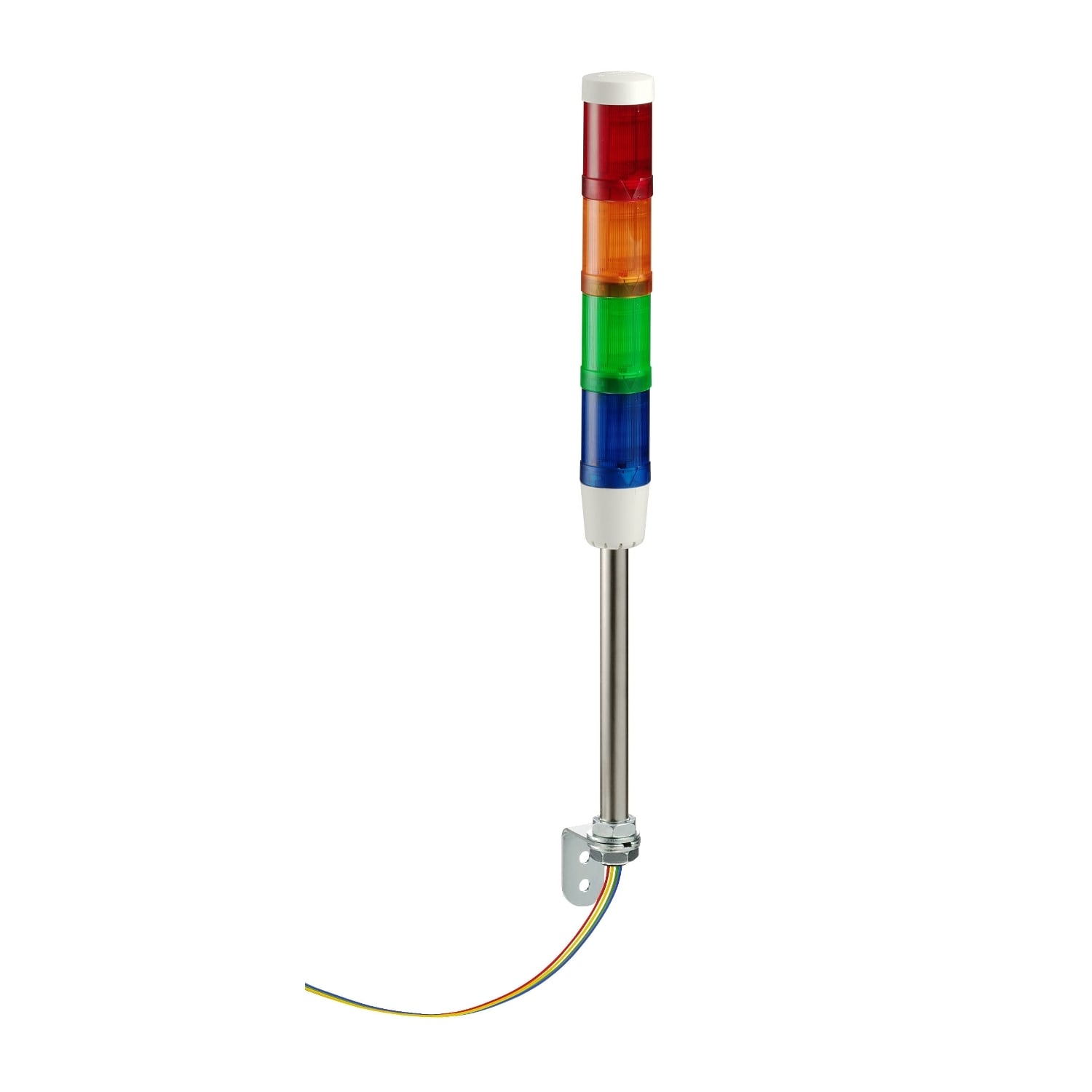 SCHNEIDER ELECTRIC - SNRXVMB2RAGBSSB Colonna luminosa con buzzer + 4 elementi luminosi Ø45mm - 24 VAC/CC