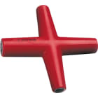 INTERCABLE SRL - INR121404 CHIAVE A CROCE 10X13X14X17MM ISOLATA