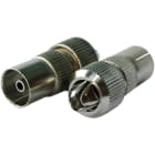 LE PROLUNGHE SAS - PRG0122 PRESA TV METALLICA D. 9.50 MM