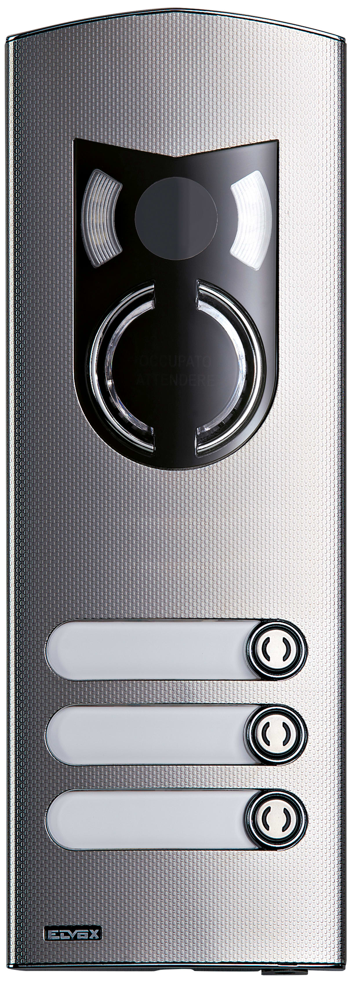 VIMAR SPA - VIW1223 PLACCA A/V 2M IK10 3 TASTI ACCIAIO