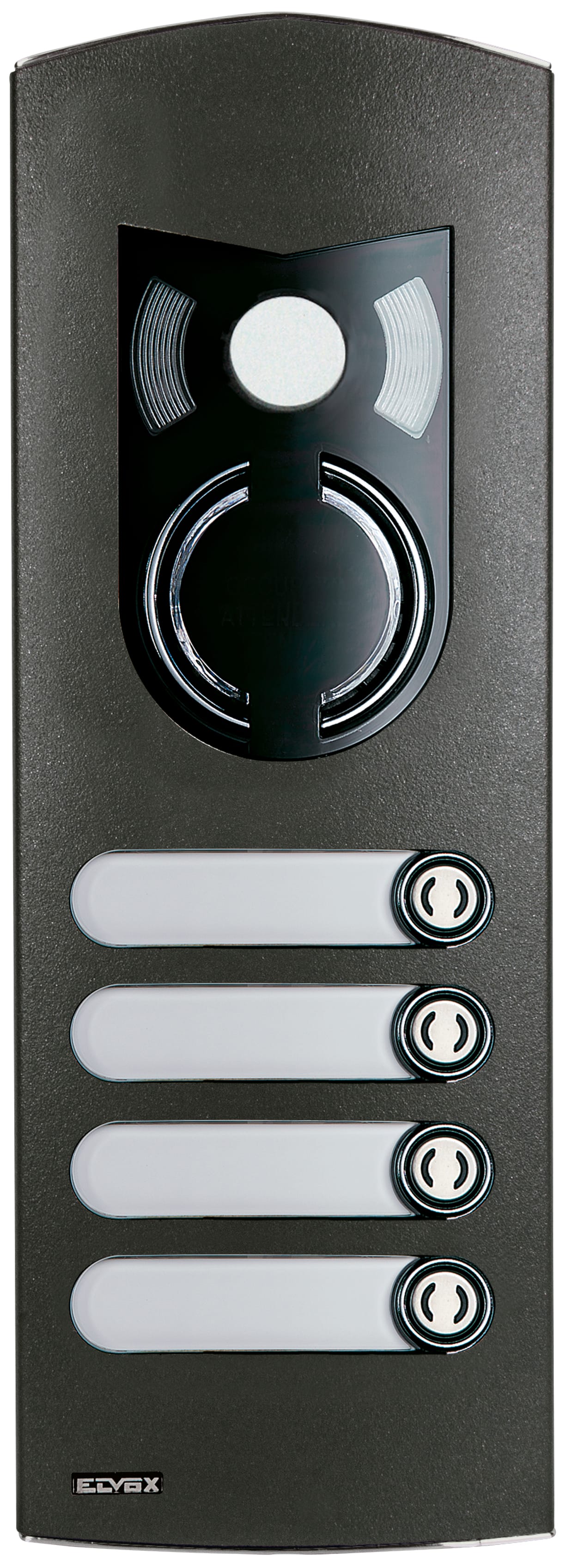 VIMAR SPA - VIW1224/35 PLACCA A/V 2M IK10 4 TASTI GRIGIO SABLE