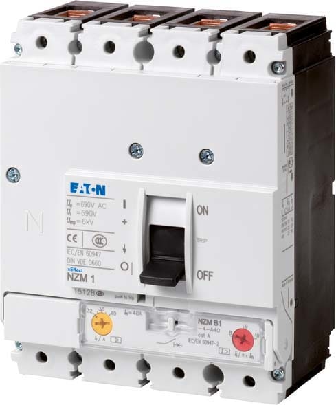 EATON - EAO283300 NZMC1-4-A20 INT.AUT.4P 20A 36KA N AL 100