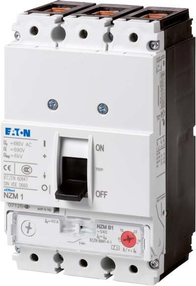 EATON - EAO284438 NZMH1-S63 INT.AUT.DI POT.3P 63A SOLO MAG