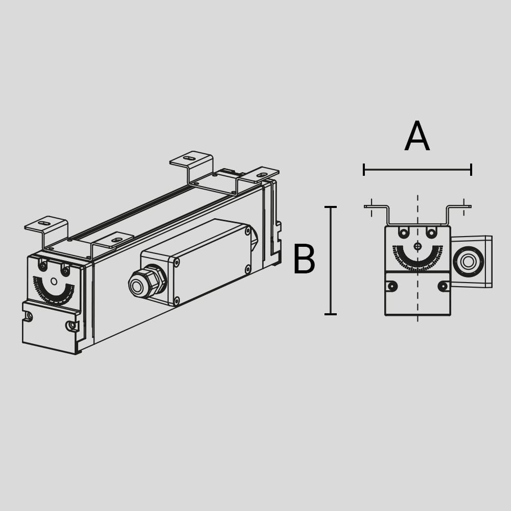 ARCLUCE SPA - ACL1099371X-21 COPPIA STAFFE DI SOST.A PLAF. KRION