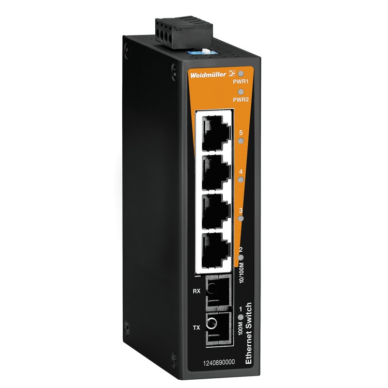 WEIDMULLER - WEI1286550000 IE-SW-BL05T-4TX-1SC