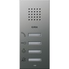GIRA - GGI1250600 CITOFONO INTERNO SI SYSTEM 55 ACCIAIO IN