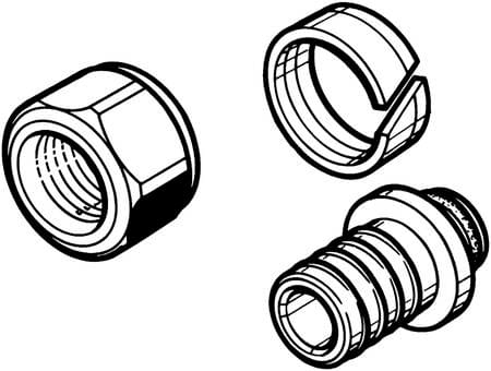 REHAU SPA - RE412506171002 RACCORDO A VITE 20X2,0