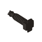 UNEX APARELLAJE ELEC - UNY1251 25 TASSELLO A PRESSIONE NERO 8 U63X