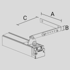 ARCLUCE SPA - ACL1099395X-21 STAFFE FIX KRION-SHORT ORIEN.EST. (2PCS)
