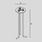 ARCLUCE SPA - ACL1099400X-16 PIASTRA CON TIRANTI KOMPASS