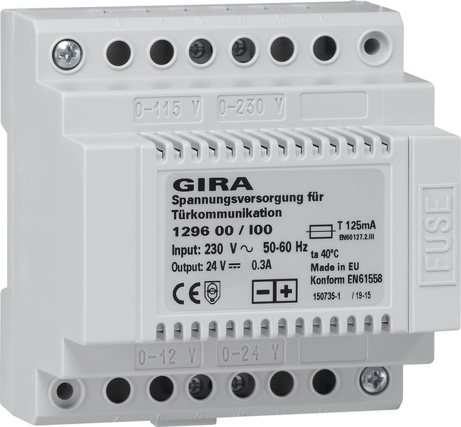 GIRA - GGI129600 ALIM.TENS. 24 V DC 300 MA AMG