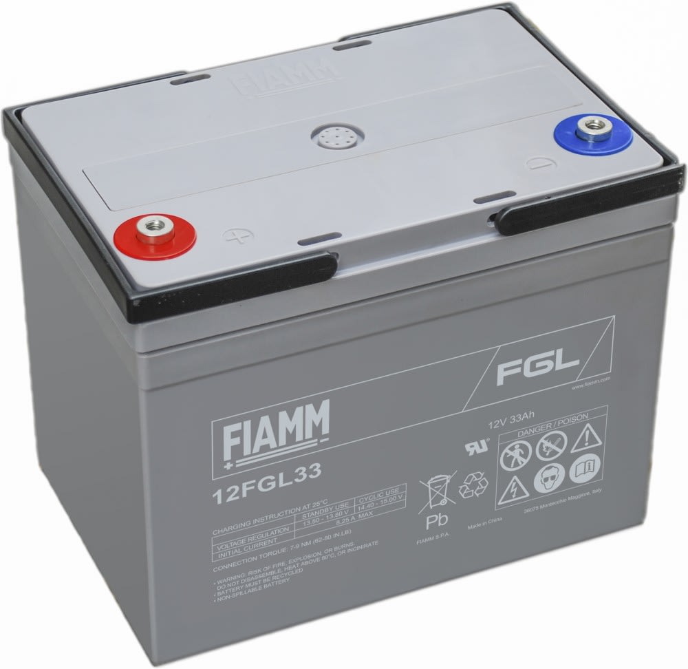 FIAMM ENERGY TECH. - FI112FGL33 BATTERIELUNGAVITA(10ANNI)12V33AH