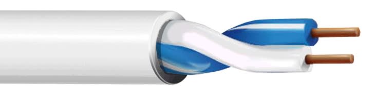 ITC INDUSTRIA TECNIC - ITC12U1HBZB500 1X2 AWG22 UTP LONWORKS LSZH BIANCO B500