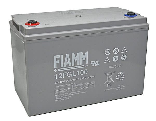 FIAMM ENERGY TECH. - FI112FGL100 BATTERIELUNGAVITA(10ANNI)12V100AH