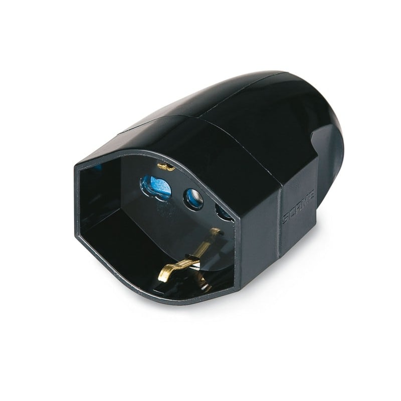 SCAME PARRE SPA - SCA130.2085/N PRESA MOBILE 2P+T 16A P40 NERA