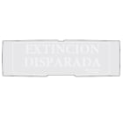 NOTIFIER ITALIA SR - NOTP-PAN1-P-EXD-G PELL. EXTINCION DISPARADA FONDO GRIGIO