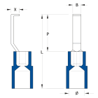 WEIDMULLER - WEI1312450000 HBT 2,5 - 3,0 BL