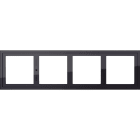 GIRA - GIR131405 ADATT.MONT. 4 MOD. GIRA E2 NERO