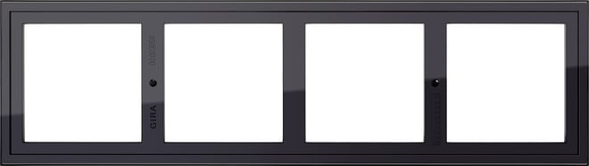 GIRA - GIR131405 ADATT.MONT. 4 MOD. GIRA E2 NERO