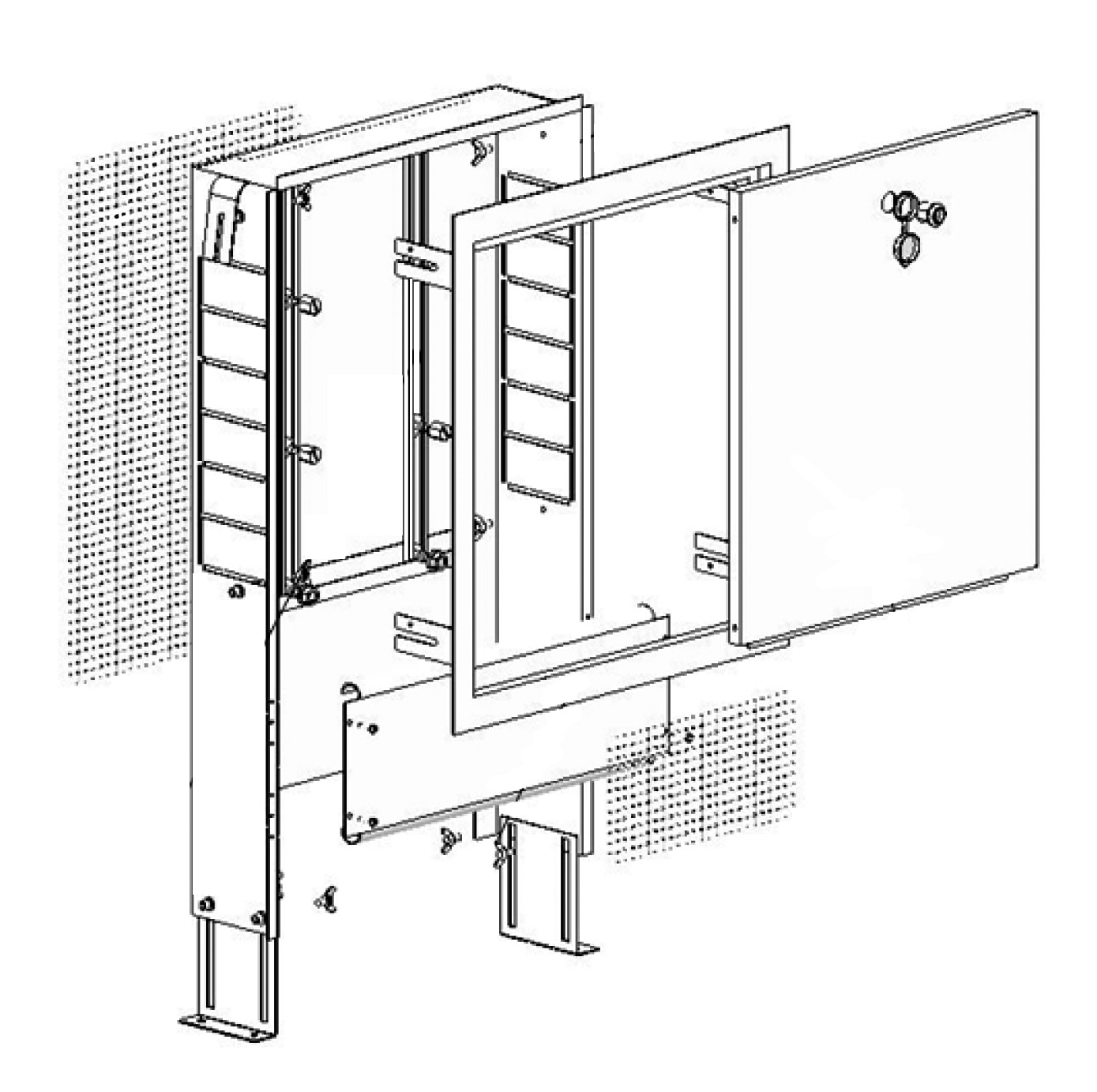 REHAU SPA - RE413144031001 ARMADIO COLLETTORE UP-I 14