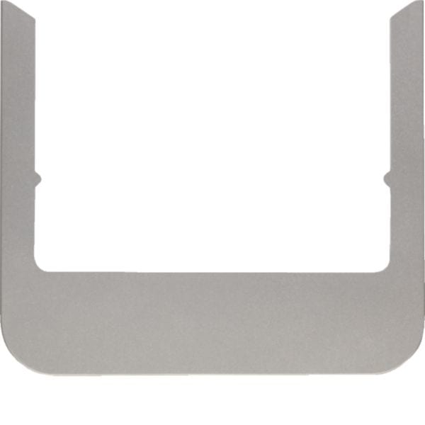 BERKER - BRK13192104 PLACCA WDT STOND ACCIAIO SABBIAT ARGENT