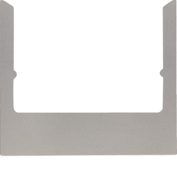 BERKER - BRK13192204 PLACCA WDT SQUADR ACC.SABBIATO ARGENTO