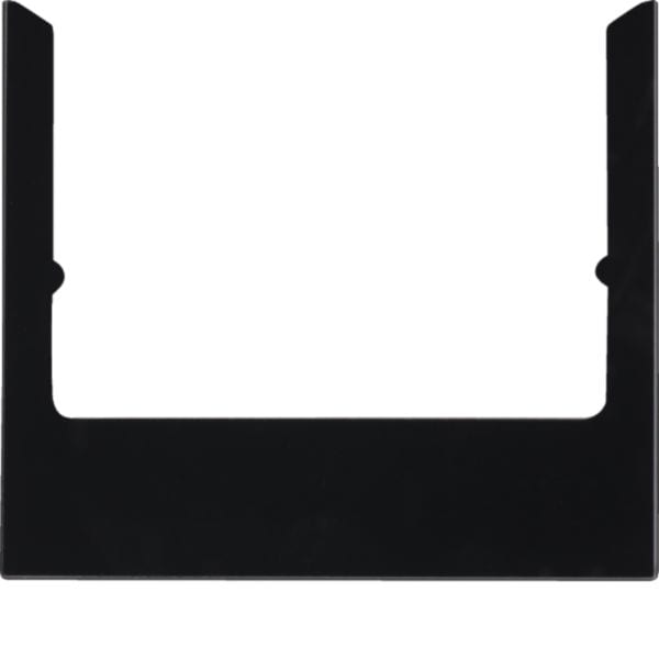 BERKER - BRK13196616 PLACCA WDT SQUADRATA IN VETRO NERA