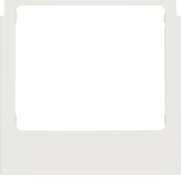 BERKER - BRK13197009 PLACCA WDT SQUADR PVC BIANCA POL.LUCIDA