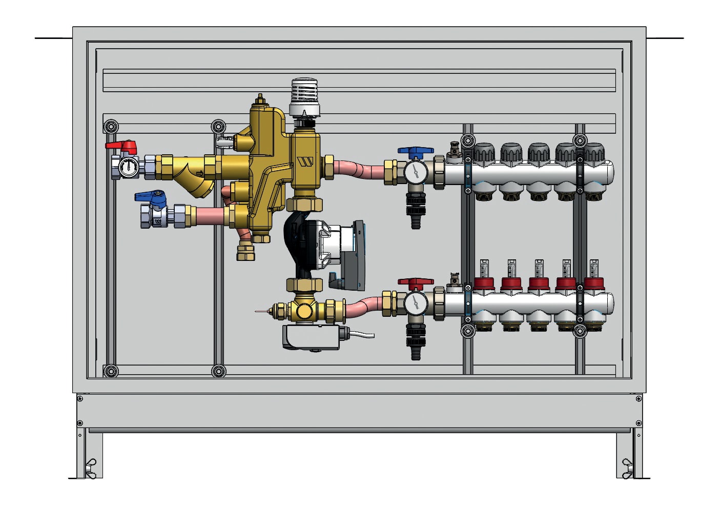 REHAU SPA - RE413218321001 COLL. PREASS. REG. PUNTO FISSO 4 VIE