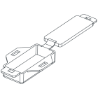 GRAFOPLAST SRL - GRA133/40 PORTATARGHETTA FASCETTABILE 40X16 MM 50P