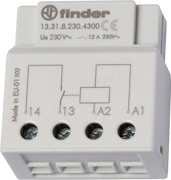 FINDER SPA - FIN133180124300 RELE MONOSTABILE DA RETROFRUTTO 1NO 12A